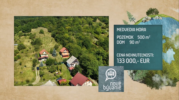 Nové bývanie - chata  Medvedia hora